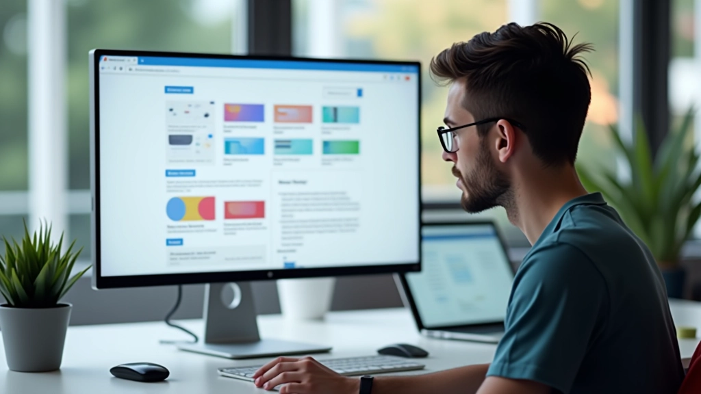 Workspace con setup di accessibilità, screen reader e test di accessibilità