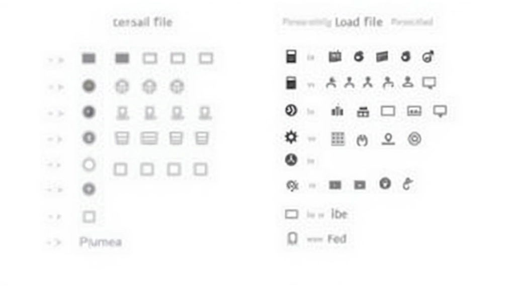 Diagramma comparativo: 100 file SVG singoli vs 1 sprite sheet SVG con griglia organizzata